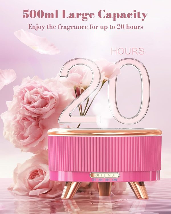 Diffusers for Essential Oils Large Room, 500ml Aromatherapy Diffuser7 Colors Changed - Image 10