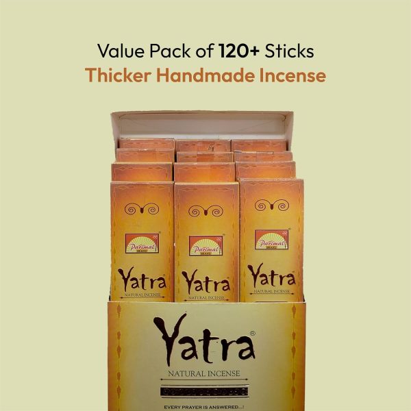 Sandal Rose Incense Sticks Natural - for Meditation Incense (40+ Sticks) Clean Charcoal Free Made from Upcycled Flowers | Sweet Woody Sandalwood Incense for Calming (Incienso De Rosas) - Image 38