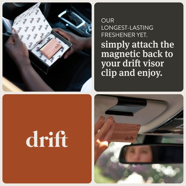 Drift Car Air Freshener - Wood Air Freshener - Car Odor Eliminator - Teak Scent Starter Kit - Image 6
