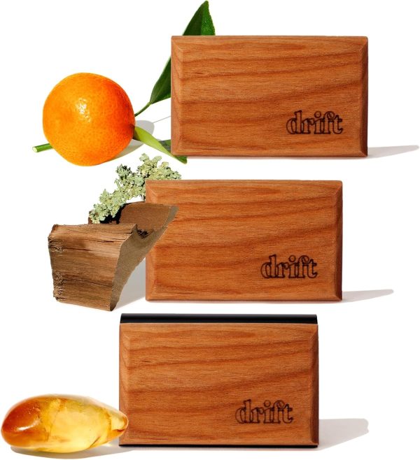 Drift Car Air Freshener - Wood Air Freshener - Car Odor Eliminator - Teak Scent Starter Kit - Image 29