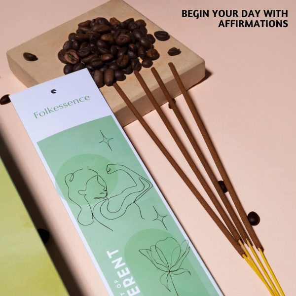 Folkulture Incense Sticks - Set of 6 Incenses (120 Sticks) for Relaxation - Balsam Cedarwood, Jasmine, White Woods & Oud, Ocean Salt, Pumpkin Spice, Peppermint - Valentine Gift Set for her - Image 47