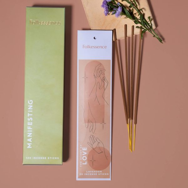 Folkulture Incense Sticks - Set of 6 Incenses (120 Sticks) for Relaxation - Balsam Cedarwood, Jasmine, White Woods & Oud, Ocean Salt, Pumpkin Spice, Peppermint - Valentine Gift Set for her - Image 51