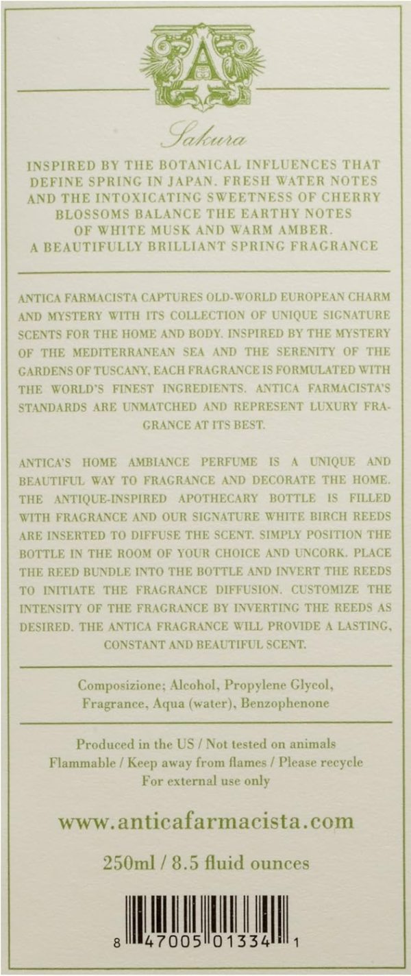 Antica Farmacista - Elderflower Home ambiance Diffuser - 3.4 Fl Oz - Image 138