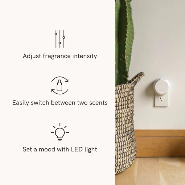 Pura 4 Smart Home Fragrance Device Starter Set - Scent Diffuser for Home - Air Deodorizer & Odor Eliminator - Clementine Mango, Fresh Bergamot, Citrus Leaves, Pink Pomelo - Image 4