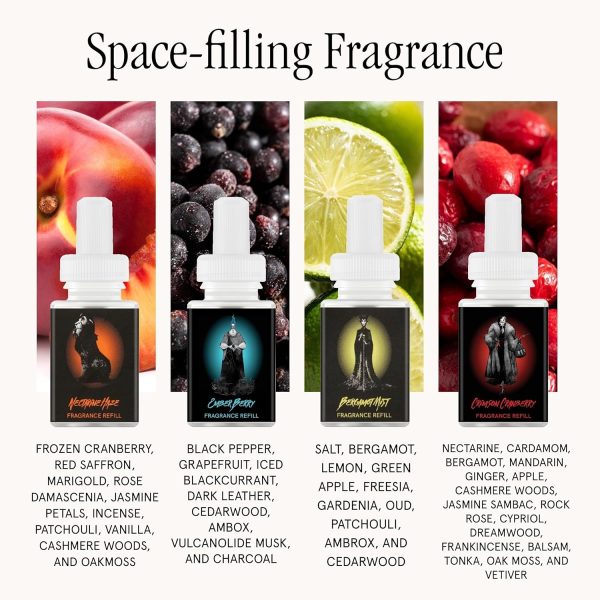 Pura 4 Smart Home Fragrance Device Starter Set - Scent Diffuser for Home - Air Deodorizer & Odor Eliminator - Clementine Mango, Fresh Bergamot, Citrus Leaves, Pink Pomelo - Image 13