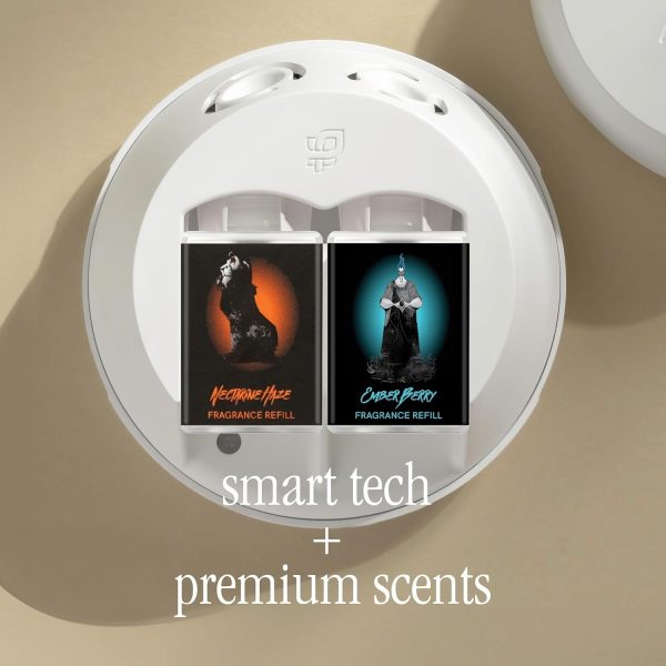 Pura 4 Smart Home Fragrance Device Starter Set - Scent Diffuser for Home - Air Deodorizer & Odor Eliminator - Clementine Mango, Fresh Bergamot, Citrus Leaves, Pink Pomelo - Image 14