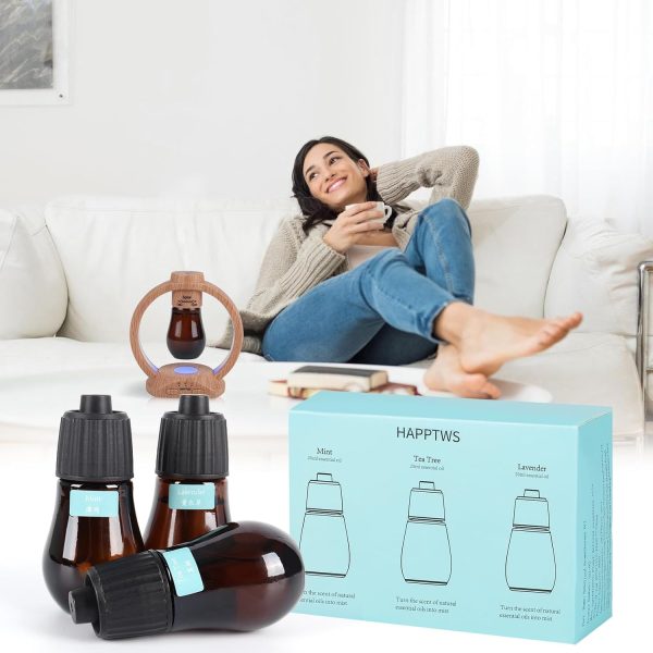 Aromatherapy Essential Oil Set - 3-Piece Essential Oil Set in Three Flavors: Sandalwood, Gardenia, Clove Flower - Image 16