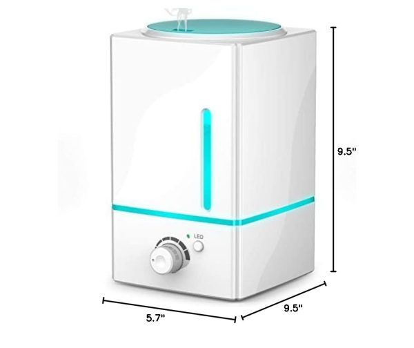 1500ml Aroma Essential Oil Diffuser Large - Exqline Diffuser for Large Room, Large Aromatherapy Diffuser/Humidifier, Unique Diffusers for Essential Oils(White) - Image 9