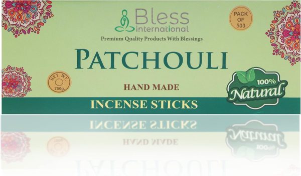 Bless-Frankincense-and-Myrrh 100%-Natural-Handmade-Hand-Dipped-Incense-Sticks Organic-Chemicals-Free for-Purification-Relaxation-Positivity-Yoga-Meditation The-Best-Woods-Scent (500 Sticks (750GM)) - Image 13