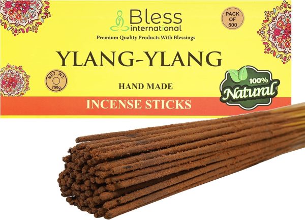 Bless-Frankincense-and-Myrrh 100%-Natural-Handmade-Hand-Dipped-Incense-Sticks Organic-Chemicals-Free for-Purification-Relaxation-Positivity-Yoga-Meditation The-Best-Woods-Scent (500 Sticks (750GM)) - Image 72