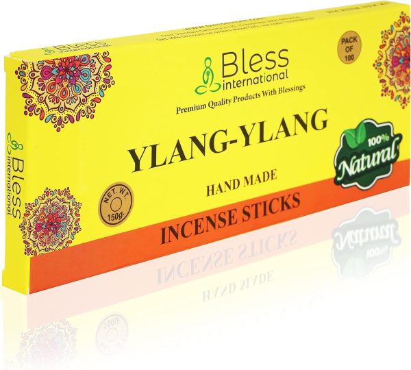 Bless-Frankincense-and-Myrrh 100%-Natural-Handmade-Hand-Dipped-Incense-Sticks Organic-Chemicals-Free for-Purification-Relaxation-Positivity-Yoga-Meditation The-Best-Woods-Scent (500 Sticks (750GM)) - Image 150