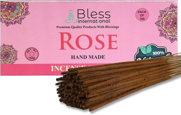 Bless-Frankincense-and-Myrrh 100%-Natural-Handmade-Hand-Dipped-Incense-Sticks Organic-Chemicals-Free for-Purification-Relaxation-Positivity-Yoga-Meditation The-Best-Woods-Scent (500 Sticks (750GM)) - Image 199