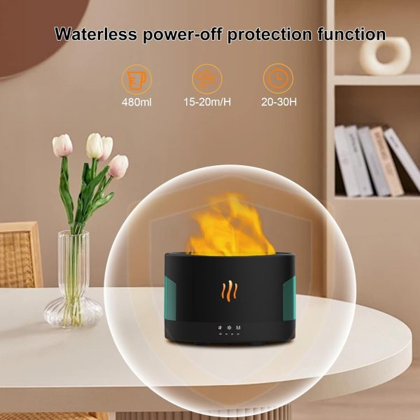 Diffuser Essential Oil Large Room,450ml Diffusers for Home,Essential Oil Diffuser,Bluetooth Speaker,No Water Auto Shut Off,Room,Gifts(Black) - Image 5