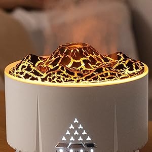 Essential Oil Diffusers Large Room Funny Jellyfish Mist SEVEYEE 350ml Aromatherapy Diffuser
