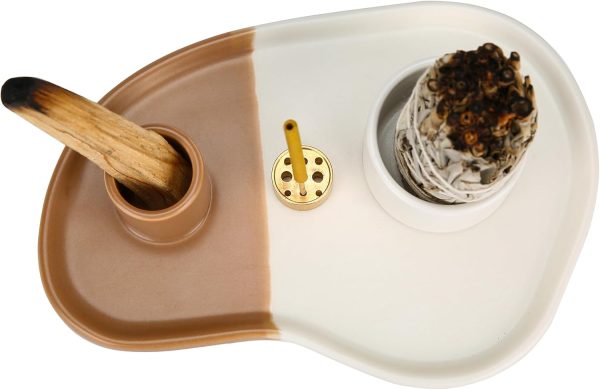 Palo Santo Holder, Sage Holder for Burning, Sage Burning Bowl, Palo Santo Burner, Sage Bowl, Smudge Bowl, Ceramic Incense Holder, Sage Smudge Bowl(palo Santo and sage not Included) - Image 10