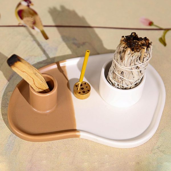 Palo Santo Holder, Sage Holder for Burning, Sage Burning Bowl, Palo Santo Burner, Sage Bowl, Smudge Bowl, Ceramic Incense Holder, Sage Smudge Bowl(palo Santo and sage not Included) - Image 13