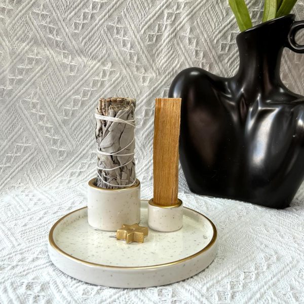 Palo Santo Holder, Sage Holder for Burning, Sage Burning Bowl, Palo Santo Burner, Sage Bowl, Smudge Bowl, Ceramic Incense Holder, Sage Smudge Bowl(palo Santo and sage not Included) - Image 18