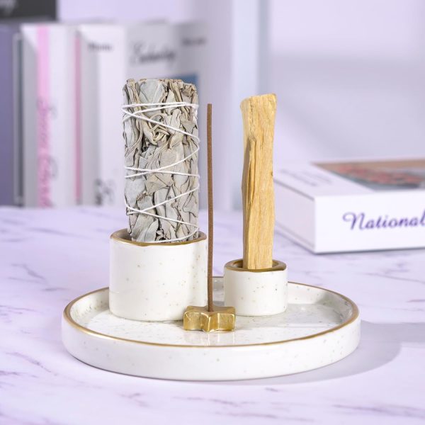Palo Santo Holder, Sage Holder for Burning, Sage Burning Bowl, Palo Santo Burner, Sage Bowl, Smudge Bowl, Ceramic Incense Holder, Sage Smudge Bowl(palo Santo and sage not Included) - Image 20