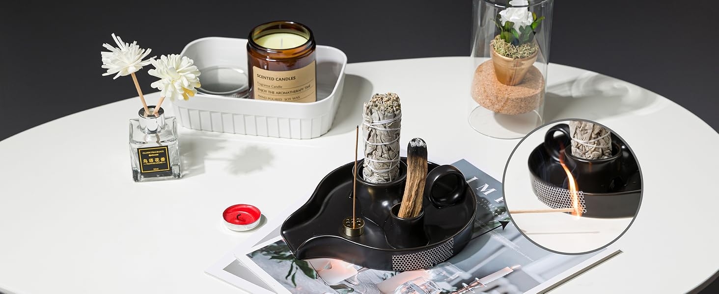 Sage and Palo Santo Holder