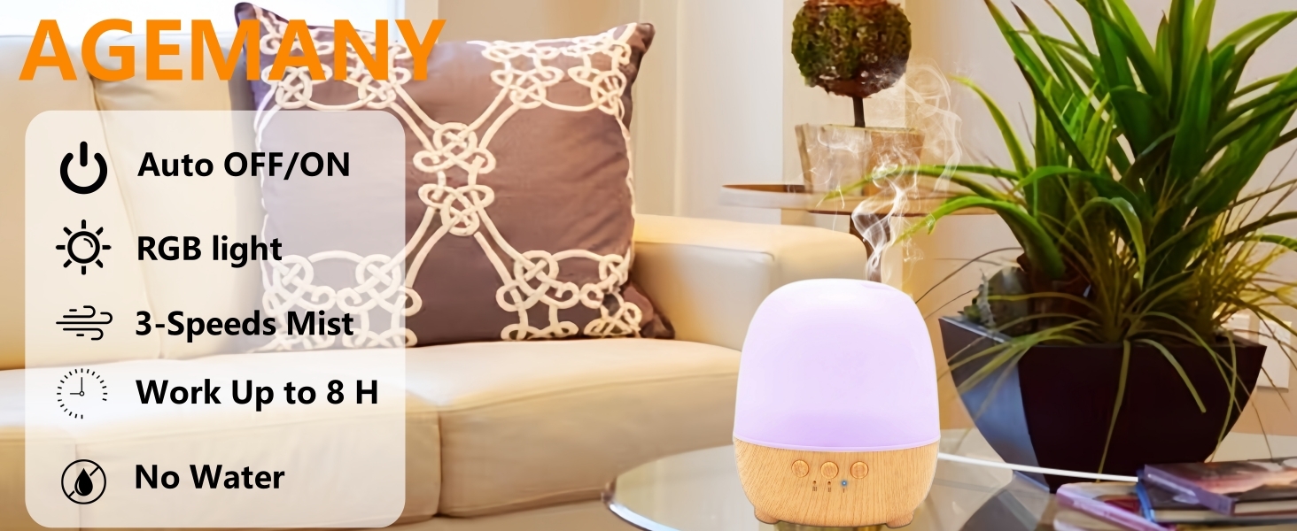 essential oil diffuser waterless oil diffuser no water aromatherapy diffuser agemany