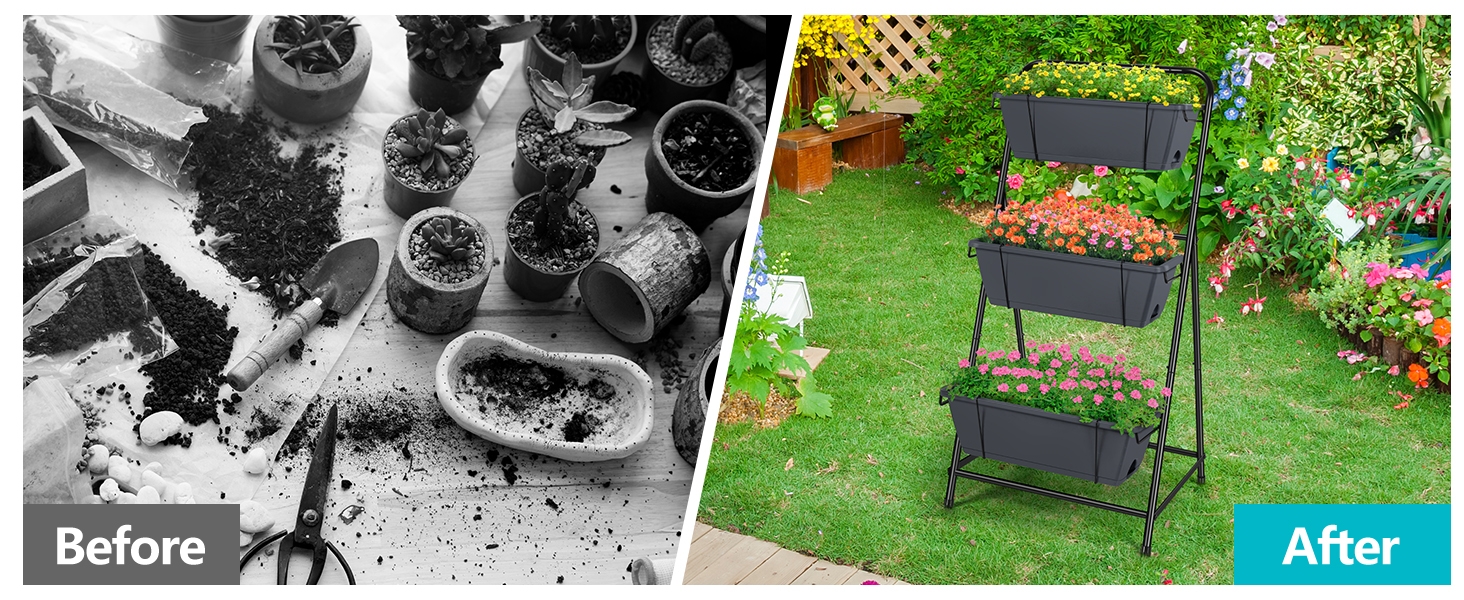 Vertical Raised Garden Bed
