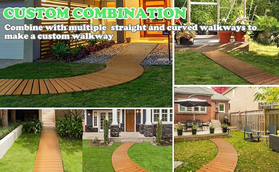 straight walkways