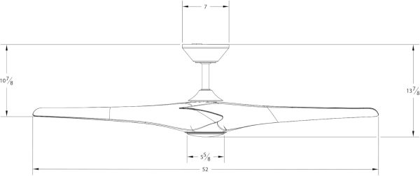 Zephyr Smart Indoor and Outdoor 3-Blade Ceiling Fan 52in Matte White with Adjustable CCT 2700K-3000K-4000K-5000K LED Light Kit and Remote Control works with Alexa, and iOS or Android App - Image 11