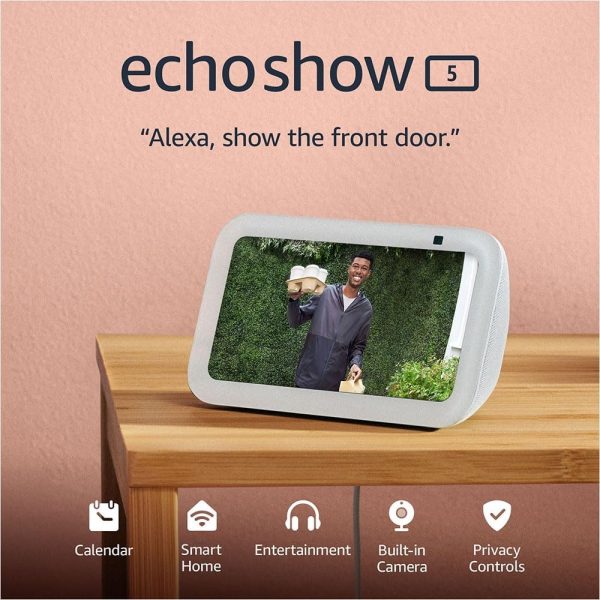 Amazon Echo Show 5 (newest model), Smart display with 2x the bass and clearer sound, Cloud Blue - Image 19