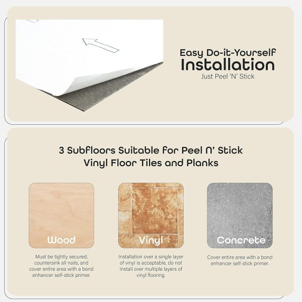 Nexus Self Adhesive 12-Inch Vinyl Floor Tiles, 20 Tiles - 12" x 12", Dark Slate Marble Pattern - Peel & Stick, DIY Flooring for Kitchen, Dining Room, Bedrooms & Bathrooms by Achim Home Decor - Image 24