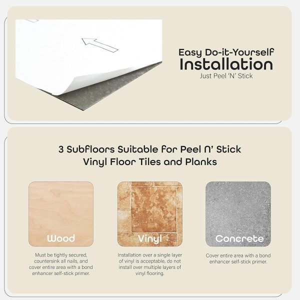 Nexus Self Adhesive 12-Inch Vinyl Floor Tiles, 20 Tiles - 12" x 12", Dark Slate Marble Pattern - Peel & Stick, DIY Flooring for Kitchen, Dining Room, Bedrooms & Bathrooms by Achim Home Decor - Image 40