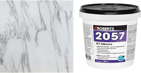 Nexus Self Adhesive 12-Inch Vinyl Floor Tiles, 20 Tiles - 12" x 12", Dark Slate Marble Pattern - Peel & Stick, DIY Flooring for Kitchen, Dining Room, Bedrooms & Bathrooms by Achim Home Decor - Image 55