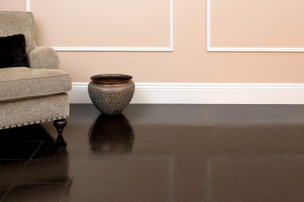 Nexus Self Adhesive 12-Inch Vinyl Floor Tiles, 20 Tiles - 12" x 12", Dark Slate Marble Pattern - Peel & Stick, DIY Flooring for Kitchen, Dining Room, Bedrooms & Bathrooms by Achim Home Decor - Image 60