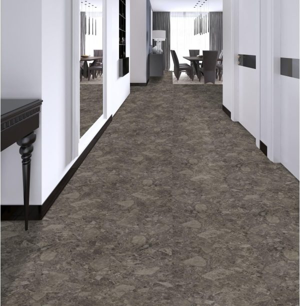 Nexus Self Adhesive 12-Inch Vinyl Floor Tiles, 20 Tiles - 12" x 12", Dark Slate Marble Pattern - Peel & Stick, DIY Flooring for Kitchen, Dining Room, Bedrooms & Bathrooms by Achim Home Decor - Image 65