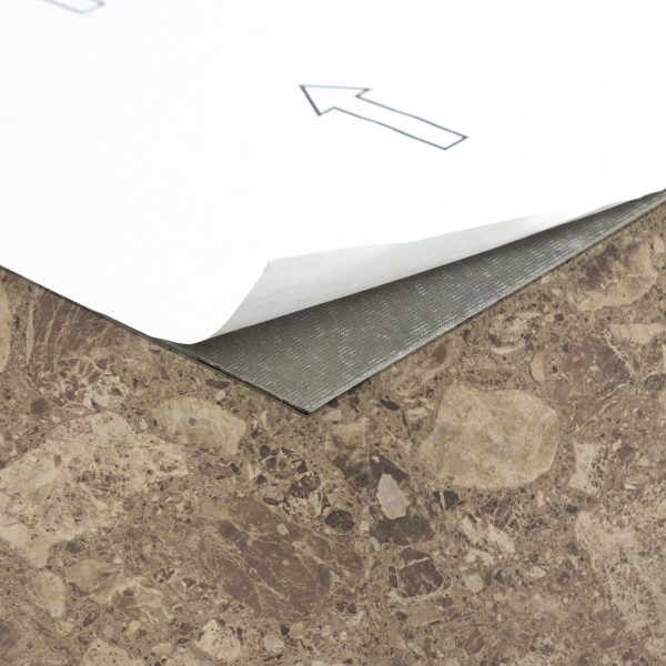 Nexus Self Adhesive 12-Inch Vinyl Floor Tiles, 20 Tiles - 12" x 12", Dark Slate Marble Pattern - Peel & Stick, DIY Flooring for Kitchen, Dining Room, Bedrooms & Bathrooms by Achim Home Decor - Image 66