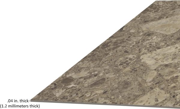 Nexus Self Adhesive 12-Inch Vinyl Floor Tiles, 20 Tiles - 12" x 12", Dark Slate Marble Pattern - Peel & Stick, DIY Flooring for Kitchen, Dining Room, Bedrooms & Bathrooms by Achim Home Decor - Image 68