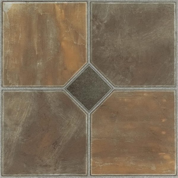 Nexus Self Adhesive 12-Inch Vinyl Floor Tiles, 20 Tiles - 12" x 12", Dark Slate Marble Pattern - Peel & Stick, DIY Flooring for Kitchen, Dining Room, Bedrooms & Bathrooms by Achim Home Decor - Image 70