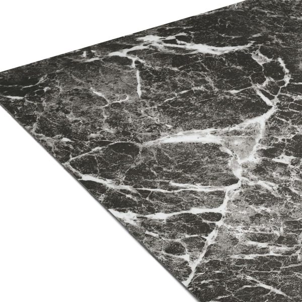Nexus Self Adhesive 12-Inch Vinyl Floor Tiles, 20 Tiles - 12" x 12", Dark Slate Marble Pattern - Peel & Stick, DIY Flooring for Kitchen, Dining Room, Bedrooms & Bathrooms by Achim Home Decor - Image 80