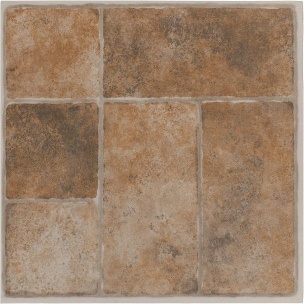 Nexus Self Adhesive 12-Inch Vinyl Floor Tiles, 20 Tiles - 12" x 12", Dark Slate Marble Pattern - Peel & Stick, DIY Flooring for Kitchen, Dining Room, Bedrooms & Bathrooms by Achim Home Decor - Image 112