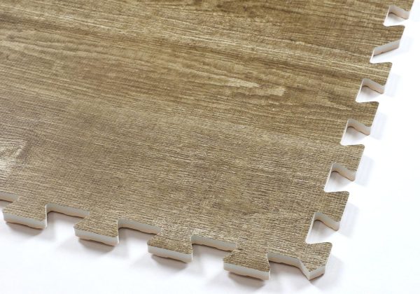 Home Aesthetics 100 Sq. Ft 3/8 Inch Thick Printed Foam Tiles Interlocking Foam Mat, 24" x 24", 25 pcs, White Wood Grain Style Protective Flooring, for Home, Gym Exercise or Trade Show - Image 22