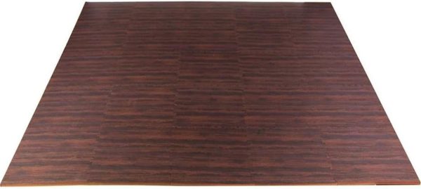 Home Aesthetics 100 Sq. Ft 3/8 Inch Thick Printed Foam Tiles Interlocking Foam Mat, 24" x 24", 25 pcs, White Wood Grain Style Protective Flooring, for Home, Gym Exercise or Trade Show - Image 35