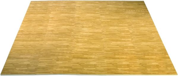Home Aesthetics 100 Sq. Ft 3/8 Inch Thick Printed Foam Tiles Interlocking Foam Mat, 24" x 24", 25 pcs, White Wood Grain Style Protective Flooring, for Home, Gym Exercise or Trade Show - Image 43
