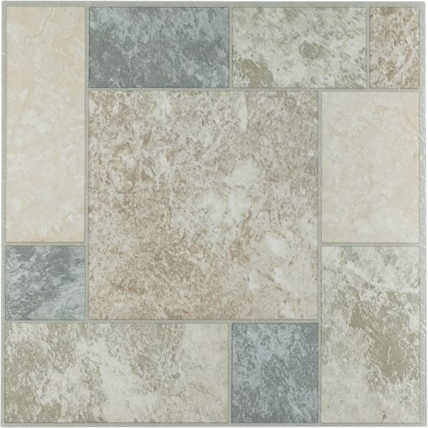 Tivoli Self Adhesive Vinyl Floor Tiles, 45 Tiles - 12" x 12", Medium Oak Plank-Look - Peel & Stick, DIY Flooring for Kitchen, Dining Room, Bedrooms, Basements & Bathrooms by Achim Home Decor - Image 90