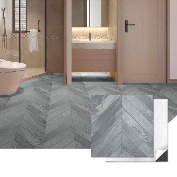 Art3d Peel and Stick Vinyl Floor Tiles 30-Pack 12 x 12 inch, Self Adhesive Waterproof Flooring Wood Planks for Kitchen, Dining Room, Bedrooms, Cover 30 Sq. Ft, Taupe Ash - Image 25