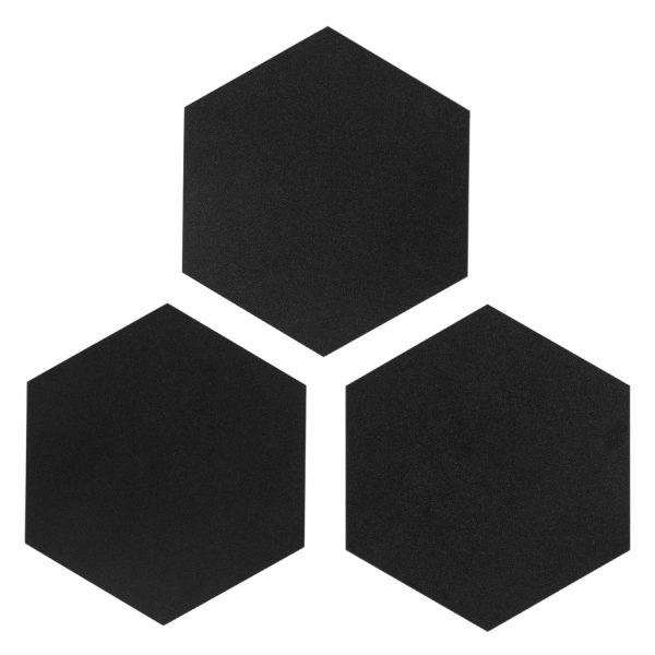 BaseCore HEX Hexagon Vinyl Flooring Gray 5.75" DIY Self Adhesive Textured Modern Floor Tile Peel & Stick Tile (36pcs/21.5sqft per case) - Image 13