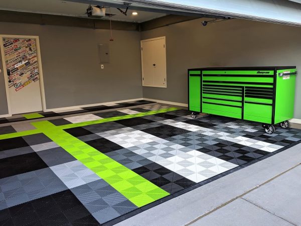 Ribtrax PRO Interlocking Garage Floor Tiles, 15.75 x 15.75-Inch, Turf Green, 6 Piece Set - Image 38