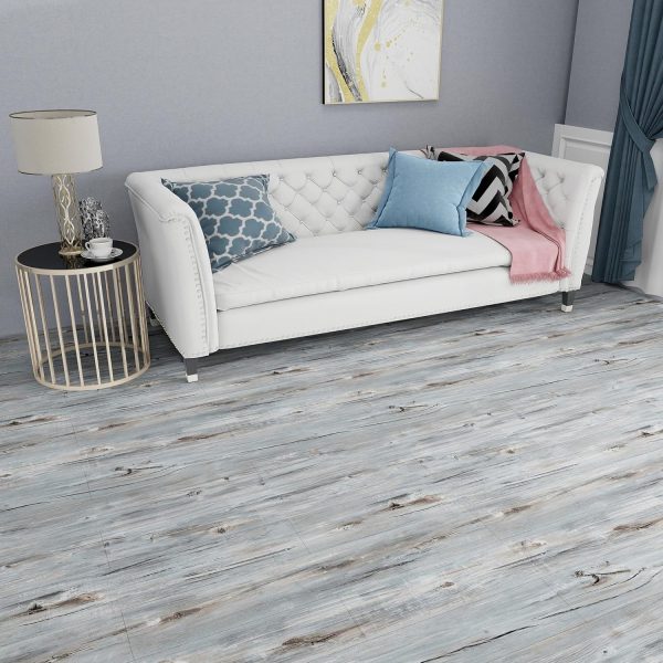 Grey Wood Peel and Stick Floor Tile, 36 Pack 54 Sq.Ft,NO Sticky Residue Left Vinyl Flooring Tiles Wood Plank, Self-Adhesive DIY Flooring for Bathroom,Bedroom, Living Room, 36" x 6"Nature Grey - Image 27