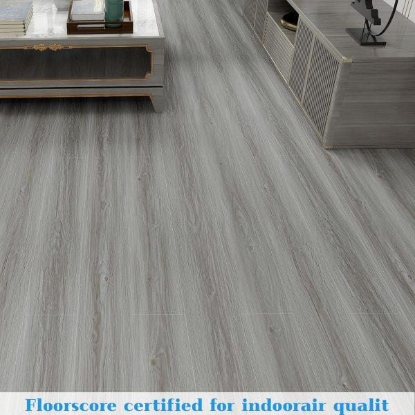 Grey Wood Peel and Stick Floor Tile, 36 Pack 54 Sq.Ft,NO Sticky Residue Left Vinyl Flooring Tiles Wood Plank, Self-Adhesive DIY Flooring for Bathroom,Bedroom, Living Room, 36" x 6"Nature Grey - Image 39