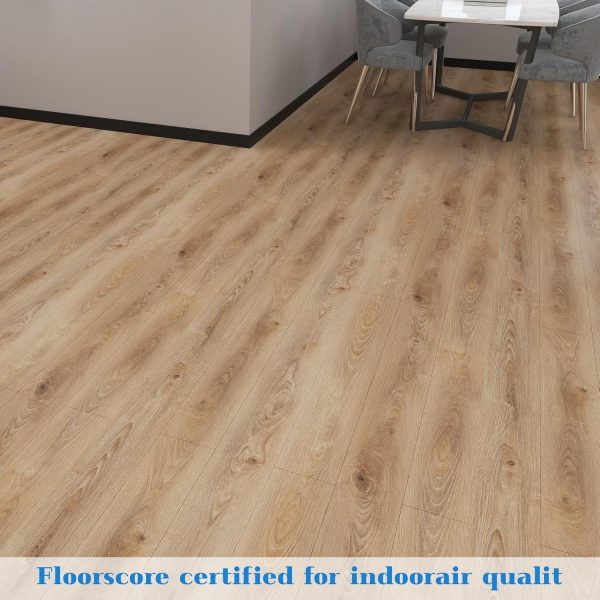 Grey Wood Peel and Stick Floor Tile, 36 Pack 54 Sq.Ft,NO Sticky Residue Left Vinyl Flooring Tiles Wood Plank, Self-Adhesive DIY Flooring for Bathroom,Bedroom, Living Room, 36" x 6"Nature Grey - Image 46