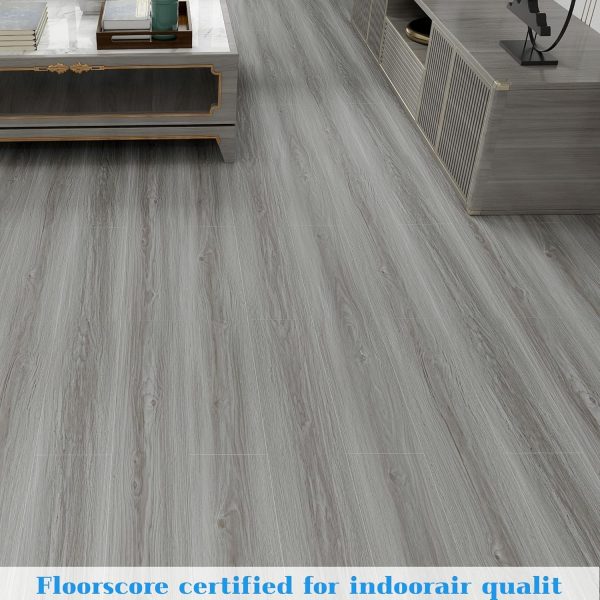 Grey Wood Peel and Stick Floor Tile, 36 Pack 54 Sq.Ft,NO Sticky Residue Left Vinyl Flooring Tiles Wood Plank, Self-Adhesive DIY Flooring for Bathroom,Bedroom, Living Room, 36" x 6"Nature Grey - Image 61